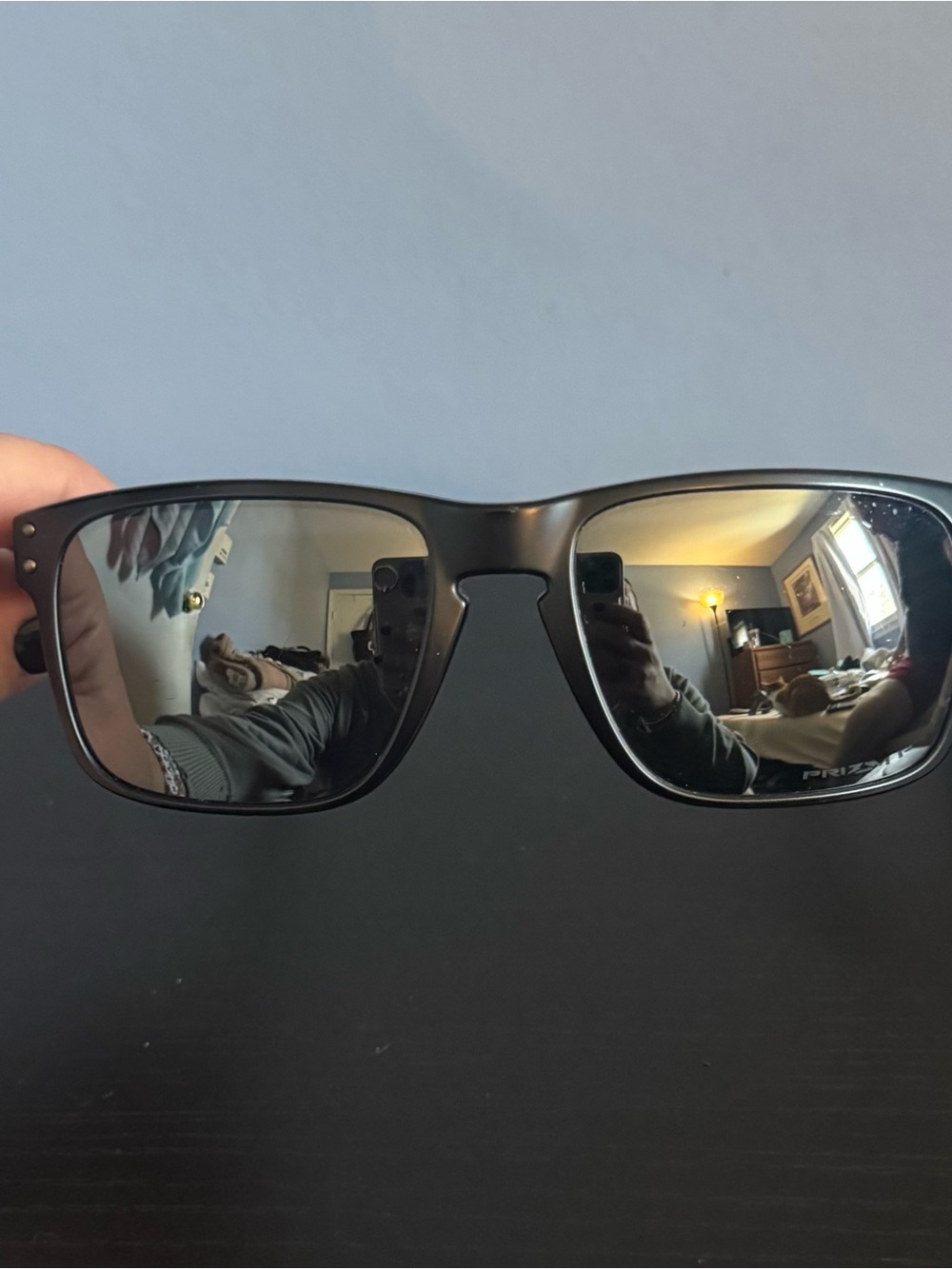 Men's Oakley Polarized Black Sunglasses